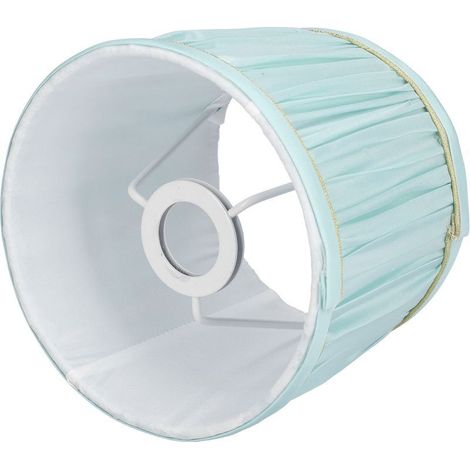 Abat-jour en tissu pour lampe E14 – Protection des yeux et design élégant (1 pièce) – Diamètre supérieur 13cm/hauteur 12cm (1/4)