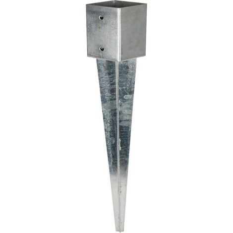 Einschlagbodenhülse verzinkt 71x71x750mm Einschlaghülse Bodeneinschlaghülse (1/5)