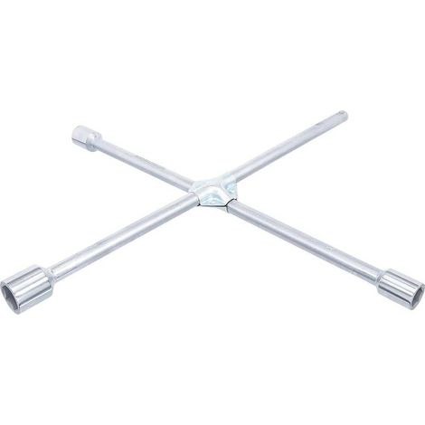 Clé en Croix PL 24 x 27 x 32 x 20 mm (3/4) Outil Polyvalent pour Véhicules Poids Lourds, Acier - D-Work
