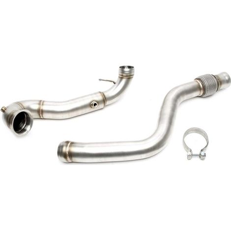 Downpipe Inox pour Mercedes CLA C117 Coupe de de 2013 a 2019-45 AMG-89mm-35807623 (1/2)