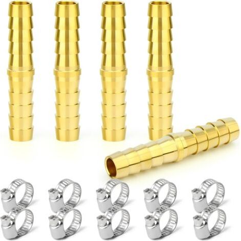 2 pièces raccords embout cannelé acier inox 304, 10 mm vers filetage mâle BSP 3/4\