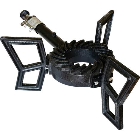 Kemper – Réchaud à gaz en fonte tripatte 7500W – Ø37cm – Certification Certigaz – Pour chantiers humides
