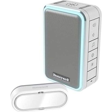 Honeywell Campanello Elegante Grigio con Aura Luminoso