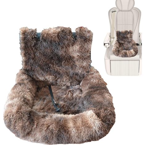 Siège Auto pour Petit Chien - Doudou Coussin de Voiture pour Chiot - (1/5)