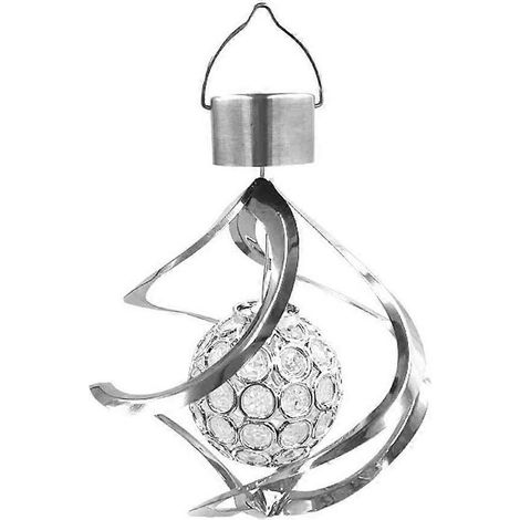 Lampe solaire LED suspendue de jardin, à couleur changeante, blanc chaud (1/5)