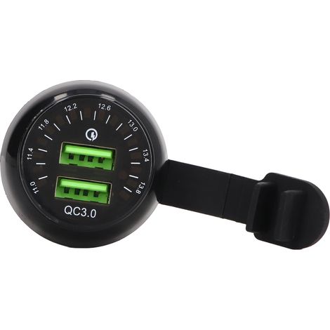 Prise de chargeur double USB, adaptateur de chargeur DC12V pour VTT, camping-cars, SUV et bateaux (1/5)