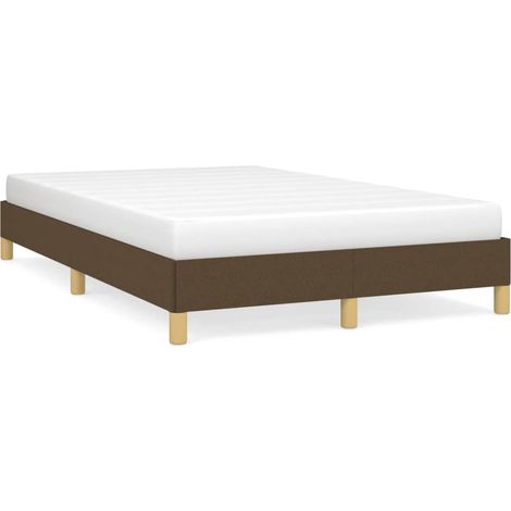 Maison Exclusive - Giroletto senza Materasso Marrone Scuro 120x200 cm Tessuto