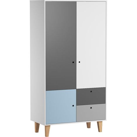 Schrank , blau, 201.50cm (1/5)