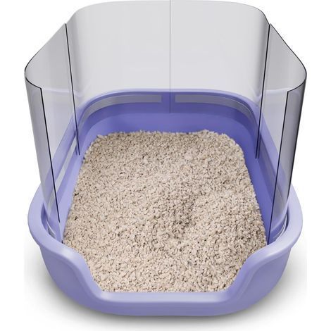 Katzentoiletten-Pipi-Schutz (4 Stück) Katzentoiletten-Abdeckung 15 11.5 Zoll Katzentoiletten-Pipi-Schutz und Sichtschutz – Spritzschutz für offene Katzentoilette – Box nicht im Lieferumfang enthalt (1/4)