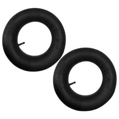 Chambre air 2 pices 4.80/4.00-8 avec valve droite, pour brouette, poussette, diable, tondeuse gazon, souffleuse neige, gnrateur et plus,..DEBUNS