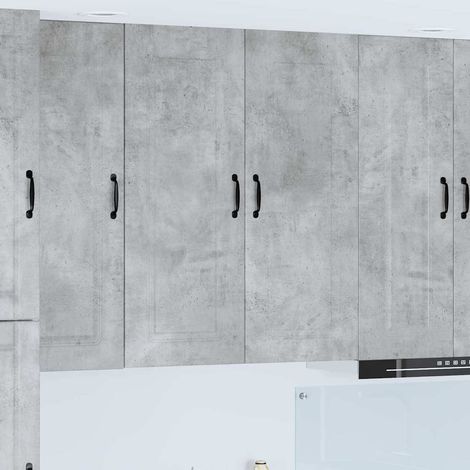 vidaXL Dishwasher Panel Kalmar Concrete Grey 80 x 31 x 100 cm