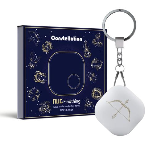 Localizzatore Bluetooth per chiavi, portafoglio, zaino, bianco (1/2)