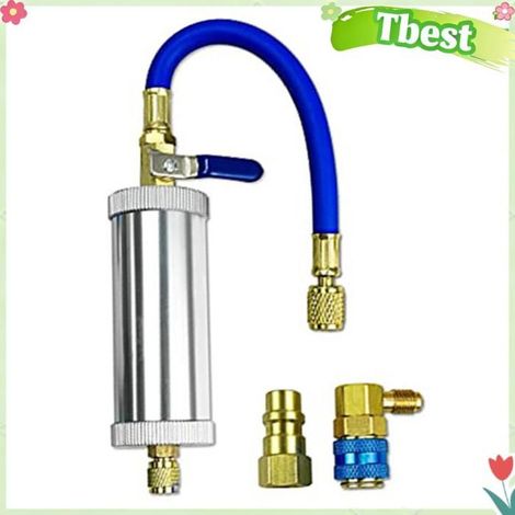 Kit d'injecteur de colorant pour climatisation - TBEST - R134A - Aluminium - Compatible R134A/R12/R22 - Pour climatisation auto (1/5)