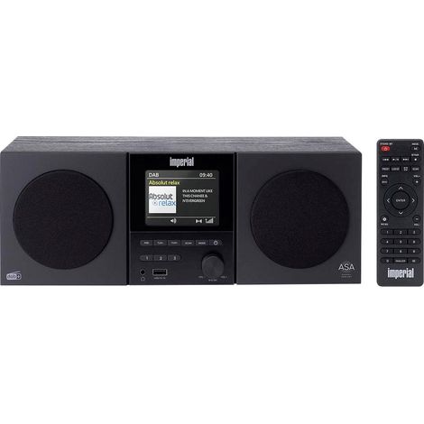 Imperial DABMAN 220 schwarz Tischradio DAB+, FM DAB+   Schwarz