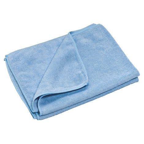 Serpillière microfibre bleue - Paquet de 2 - Maxiburo (1/2)