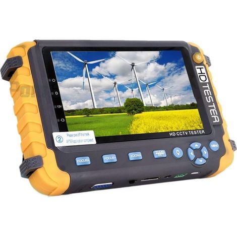 Testeur de vidéosurveillance prenant en charge la caméra IP Testeur De Vidéosurveillance Moniteur AHD CVBS, Testeur Coxial Analogique HD 8mp Cvi Ahd Tvi, Testeur De Caméra, Test De Signal Vidéo, Camér (1/5)