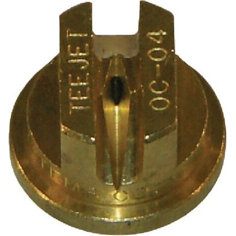 Tobera est谩ndar simple chorro plano OC 80掳 4 lat贸n TeeJet TEEJET OC04