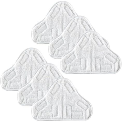 6 lingettes de rechange pour balai vapeur H2O Steam Mop X5 (1/2)