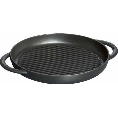 Zwilling Staub Poêle à Griller Fonte Émaillée 26 cm Noir (1/3)