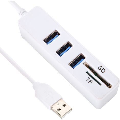 Hub USB portable avec lecteur de carte Micro SD intégré, compatible avec l'iPhone 15 et les modèles suivants, efficace et facile à utiliser, universellement applicable aux smartphones et aux ordinateu (1/4)