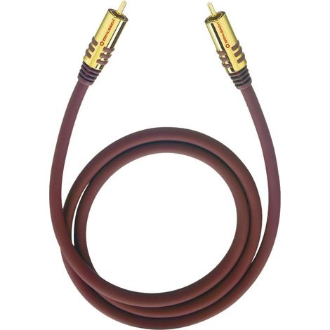 RCA Audio Cavo [1x Spina RCA - 1x Spina RCA] 3.00 m Bordò contatti connettore dorati Oehlbach NF Sub