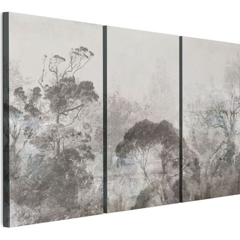 Quadro su tela italiana 90 x 60 cm trittico - stile rustico - natura Quadro su tela italiana 120 x 80 cm trittico - stile rustico - natura (1/5)