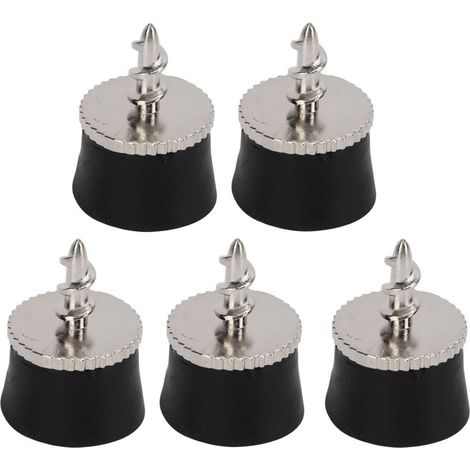 Lot de 5 ventouses pour balles de golf en silicone et alliage de zinc, accessoires pour ramasser les balles sans les plier (1/5)