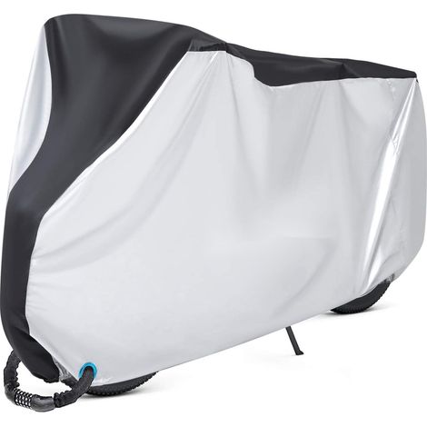 Telo copribici, Telo copribici da esterno in tessuto Oxford 210D (XL, 200X70X110cm) antipolvere, antipioggia, anti-UV e anti-neve per MTB e bici da strada.