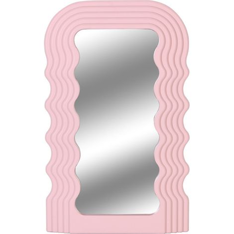 Wave Pattern Memphis Mirror, Internet Celebrity Mirror, Desktop Bedroom Study Decoration (1/5)