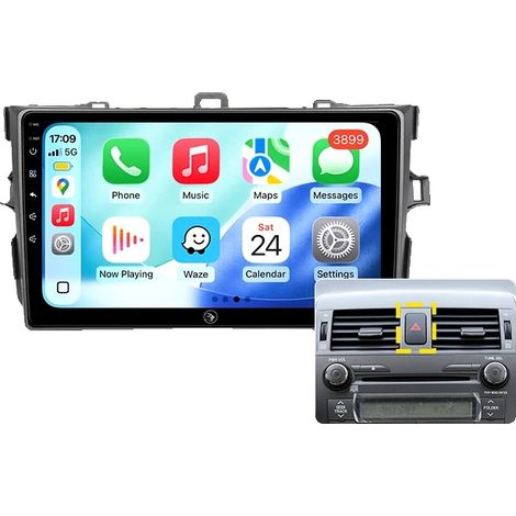 Autoradio, touchscreen, compatibilità multi-dispositivo, compatibile con Toyota Corolla Auris E140 E150, N2 Linux Corolla (1/2)