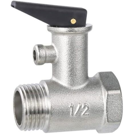 Soupape de décompression de 1,27 cm, 7 bars, soupape de sécurité en laiton pour chauffe-eau, raccords à vis (1/5)