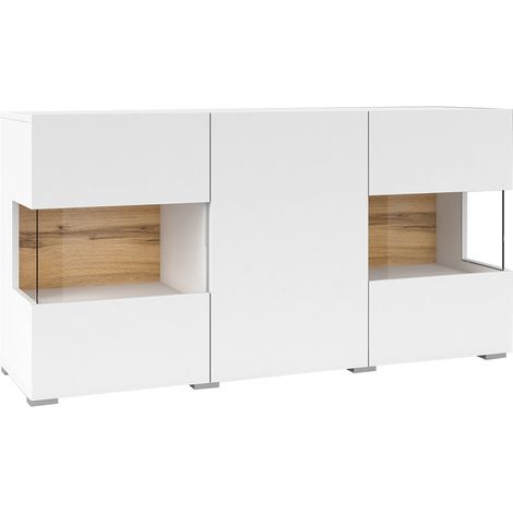 Buffet 3 ante Glora bianco 62cm (1/5)