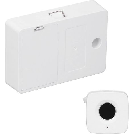 Serrure de tiroir à empreinte digitale, déverrouillage ultra-rapide en 0,5 seconde, serrure biométrique intelligente intégrée pour armoire, idéale pour la maison ou le bureau (blanche). (1/5)