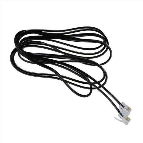 Ligne téléphonique RJ11 6P4C Modem ADSL 2 mètres (1/3)