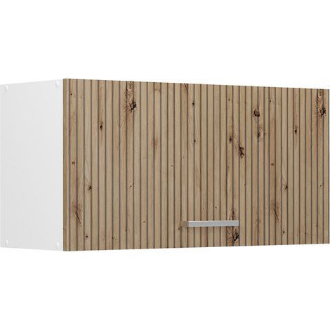 Hängeschrank R-Line, Artisan-Eiche/Weiß, 80 cm Flach, Vicco (1/5)