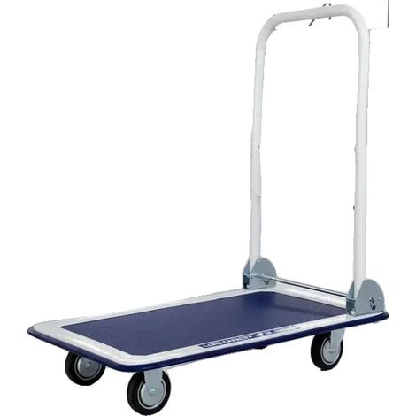 Carro de transporte, capacidad de carga de 150 kg, ruedas giratorias de 360°, FXCUQ47SP8VPX0 (1/2)