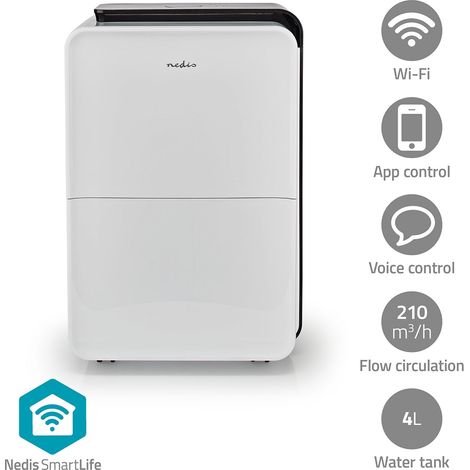 Nedis SmartLife DEHU30WTW Luftentfeuchter Weiß 30L (1/5)