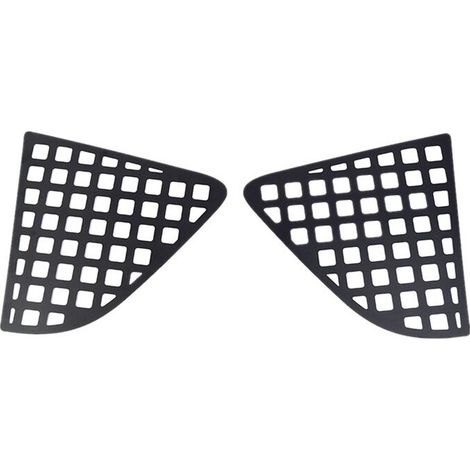Copertura decorativa per lunotto posteriore triangolare per Compass 2007-2016, accessori esterni in lega di alluminio
