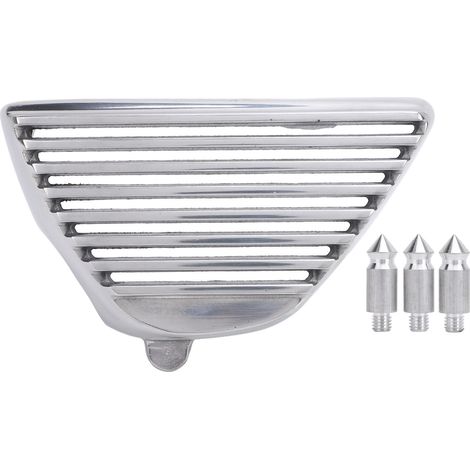 Coperchio laterale della batteria per moto, realizzato in alluminio pressofuso lucidato, robusto, durevole ed elegante, per Monkey Bike Z50 Z50J (lato destro) (1/5)