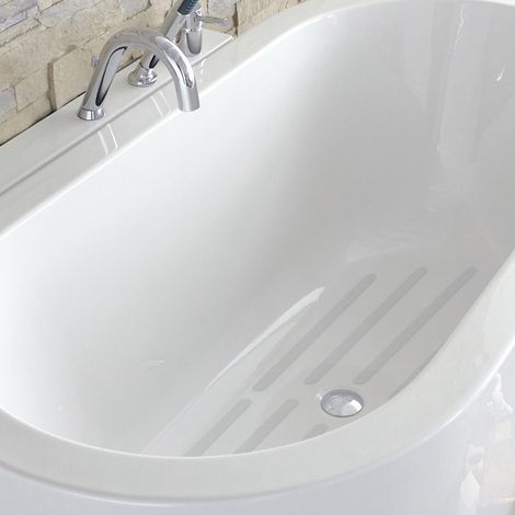 Almohadillas antideslizantes blancas para baño/ducha, Grip Centrale Brico (1/2)