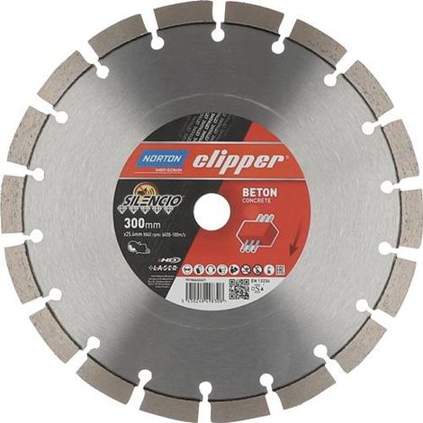 Disco  de  diamante  Extreme  Silencio  D.300mm  para  amoladora  6400  min-1 (1/2)