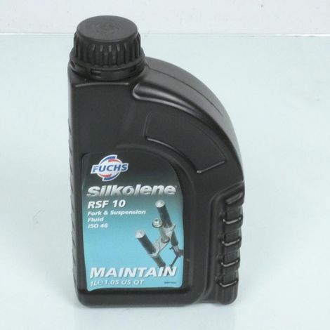 [JAMAIS UTILISE] Bidon d'huile de fourche Silkolene Fuchs Maintain RSF 10 pour