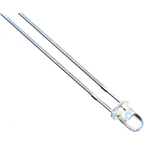 Diodo Led Blu 3mm 1600-4200mcd 2-3v trasparente Lub30243 Led Blu3