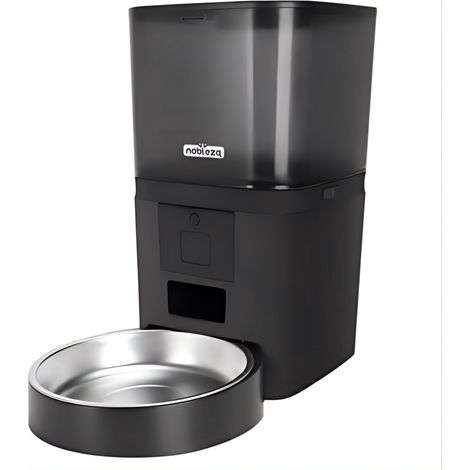 Distributeur automatique intelligent de croquettes 6L avec caméra, 2,5W, contrôle par application pour chiens et chats
