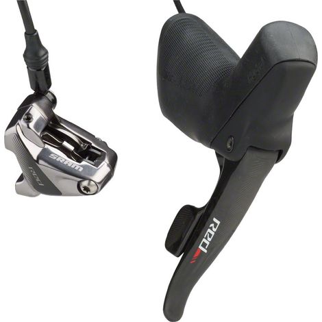 SRAM Uni Cambio/Freno Unica Red Hydr. Freno a Disco, Posteriore accensione, W. Flat Mount, 00.7018.233.004 Circuiti, Nero, 1800 mm