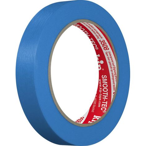 Nastro 3508 liscio -tec liscio crêpe blu 18 mm x 50 m