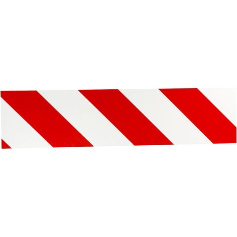 Schiuma protettiva adesiva e retroriflettente - Speciale garage - 500 x 100 x 15 mm - Rosso/Bianco - NOVAP - 8004019 (1/2)