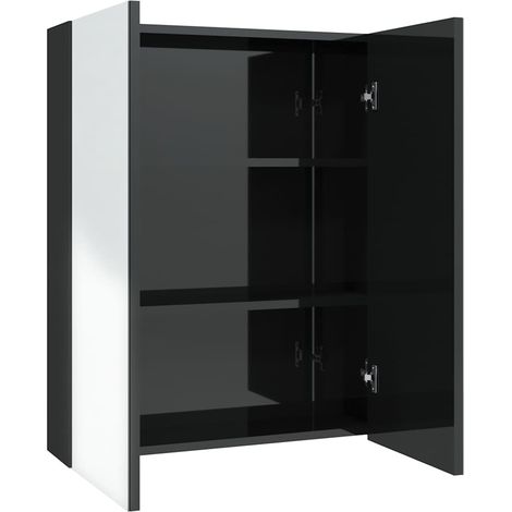Maison Exclusive - Bad-Spiegelschrank 60x15x75 cm MDF Glänzendes
