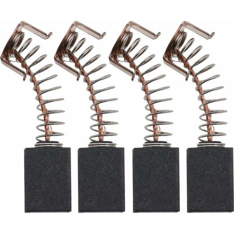 – Lot de 2 balais de charbon moteur 12 x 8 x 5 mm – Compatible meuleuse d'angle WS125 et Black & Decker G720 – Haute résistance (1/3)