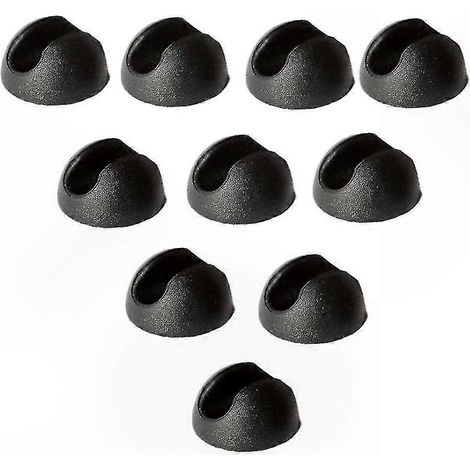 Lot de 10 protections métalliques pour pieds de table, compatibles avec les pieds de table en épingle à cheveux de 10 à 12 mm, patins pour pieds de table basse à monter soi-même (1/5)